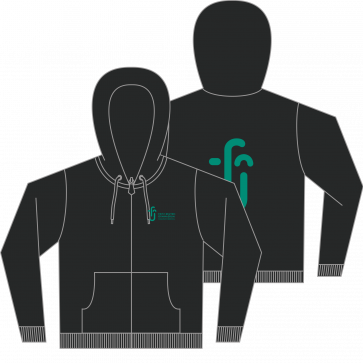 Fritz-Reuter-Gymnasium Unisex Zip-Hoodie inkl. Druck
