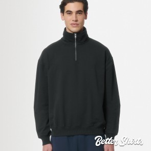 Stanley Stella Miller Dry - Bio Sweatshirt mit Viertelreissverschluss