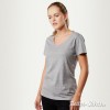 HRM Damen Luxury V-Neck Bio T-Shirt - 100% Bio-Baumwolle