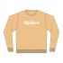 Apricot + weißer Druck