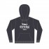 Anthracite Heather + weißer Druck