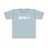 Aquamarine + weißer Druck