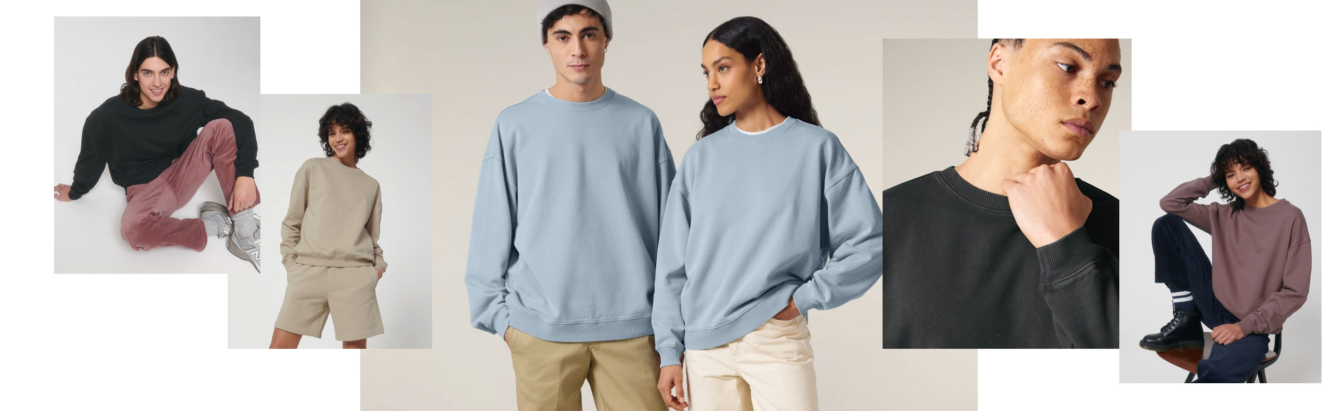 Bio Hoodie in feinen Farben